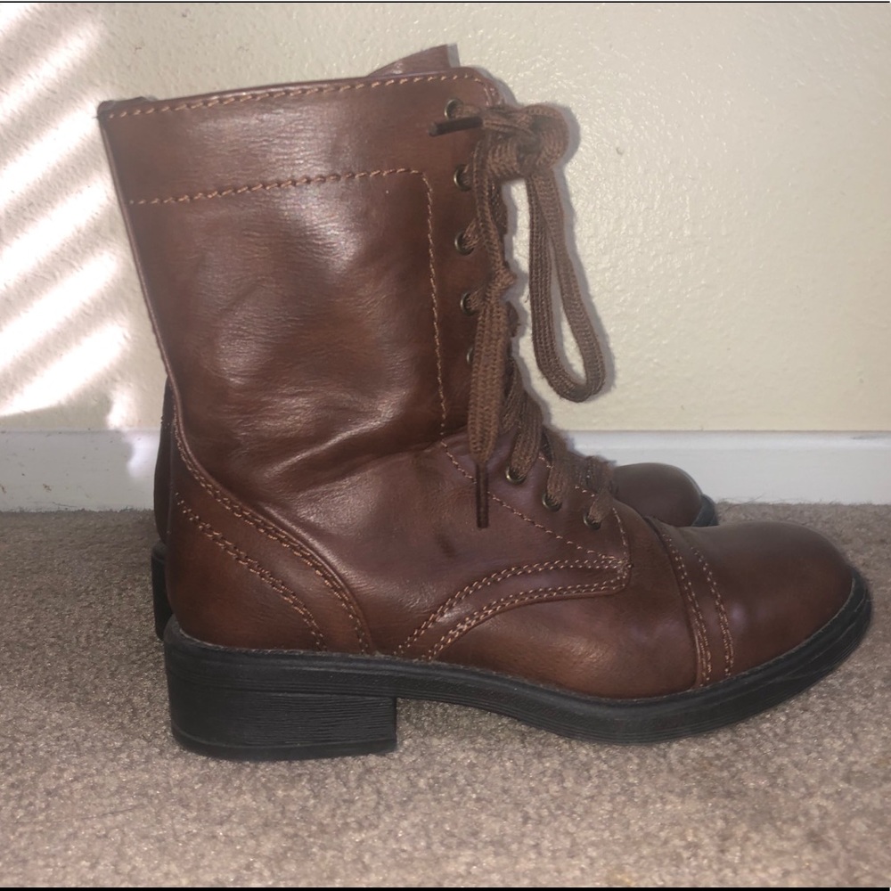 Arizona Jean Brown Combat Boots